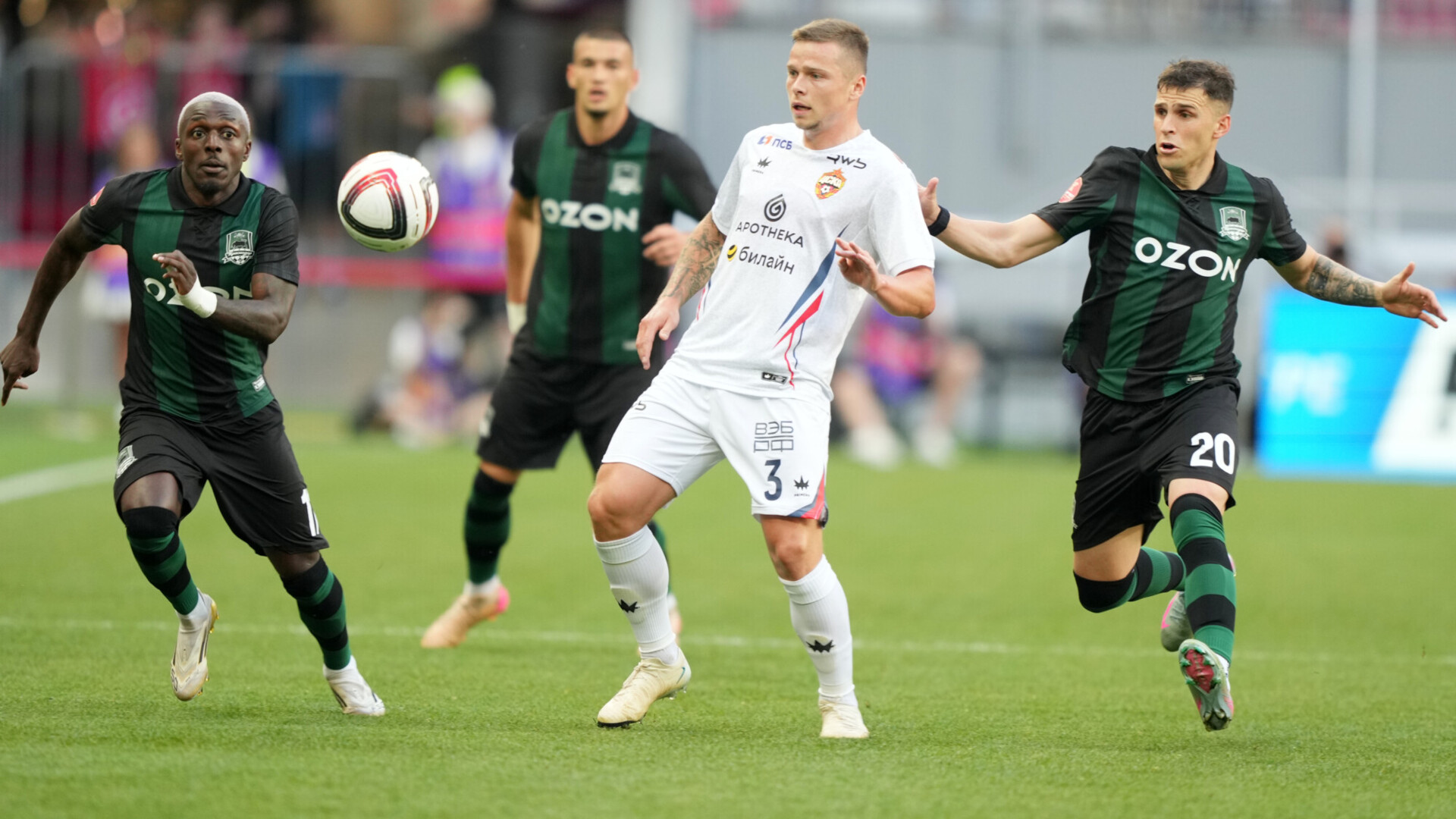 Защитник ЦСКА Круговой заявил, &laquo;Краснодар&raquo; владел преимуществом в первые 20 минут матча за Суперкубок России