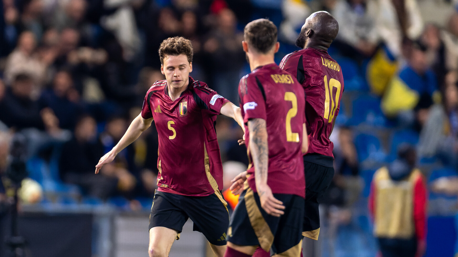 Сборная Украины разгромно проиграла Бельгии в стыковом матче Лиги наций